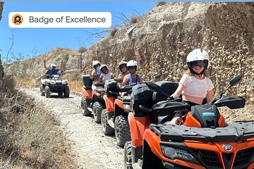 Santorini ATV-Quad Off-road Experience Tour + Transportation 