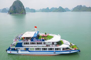 Halong Deluxe Cruise Day Tour with Local Lunch from Hanoi