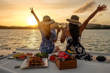 Racha & Coral Islands Sunset by Catamaran 