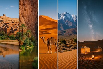 3-Day Merzouga Desert Tour:Atlas Mountains,Camel Ride&Sahara Camp
