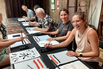 Calligraphy Workshop with Meditation in Kyoto