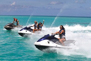 Doha : Explore Doha's coastline on jet ski with View of Skyline