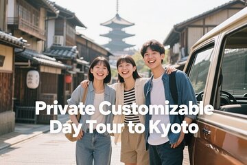 From Osaka: 10-hour Private Customizable Tour to Kyoto
