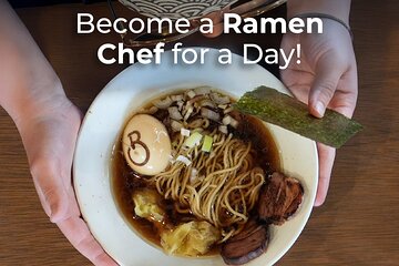 Professional Ramen & Gyoza with Ramen Chef in a restaurant!