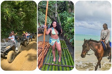 Horseback Riding, Bamboo Rafting and ATV Guided Tour 