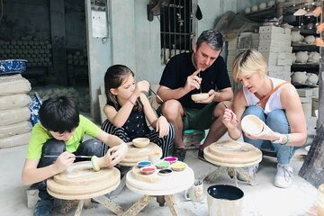 Hanoi Outskirts Discover Bat Trang Ceramic Village by Jeep