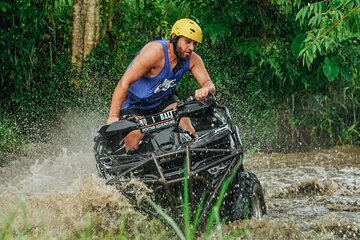 Bali ATV Quad Adventure Ubud Monkey Forest and Waterfall
