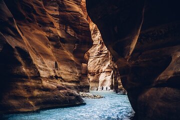 From Aqaba Wadi Mujib Hike and Dead Sea Tour
