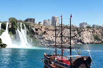 Antalya Pirate Boat Tour Visiting Duden Waterfall