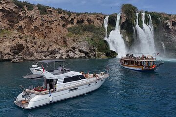 Antalya Private Yacht Tour Visiting Duden Waterfall