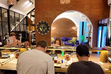 Bali Jewelry Silver Class in Uluwatu with Gold Plating Option