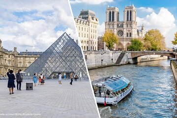 Louvre Museum Reserved Access Tickets and Seine River Cruise