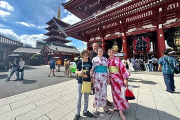 Kimono and Tea Ceremony in Asakusa Private Food Tour With Guide