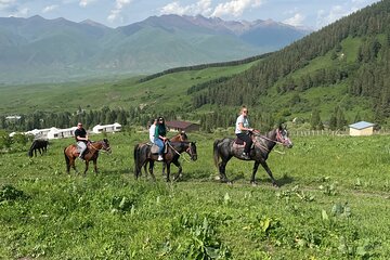 Scenic Horse Ride in Chon Kemin Valley with Ancient Burana Tower 