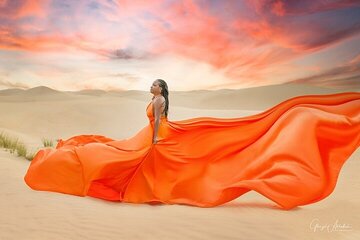 Exclusive Flying Dress Photoshoot Experience in Dubai
