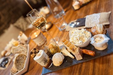 Cellar visit and "Wine time" (Tea Time around wine)
