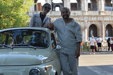 Fiat 500 tour in Rome with Photoshoot