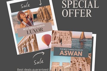 Safe and Easy Transfer Luxor to Aswan with options visits
