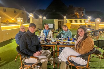 An unforgettable Egyptian Rooftop lunch, Dinner by the Pyramids.