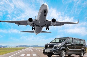  Rome To Fiumicino Airport (FCO) Private Transfer 3-8 People