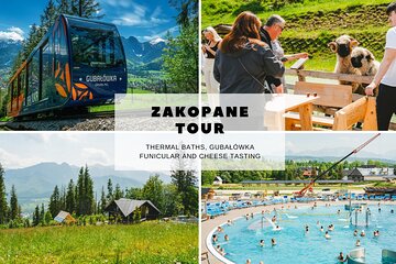 Krakow to Zakopane Day Trip with Cable Car and Thermal Baths 