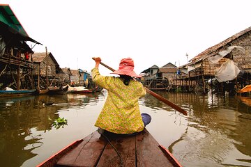 Half Day Kampong Phluk with Sunset, Boat and Guide from Siem Reap