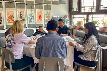 Hutong Calligraphy Crafts and Dumpling Making in a Local Home