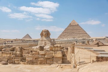 Full-Day Tour Cairo Giza Pyramids, Sphinx, Eg Museum, Saqqara