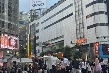 Tokyo Shibuya and Meiji Shrine Tour with E-Scooter