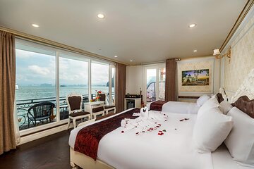 Halong Bay 2D1N 5-Star Cruise–Transfer, Food & Island Adventures