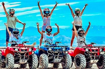 Marrakech: Agafay Desert Quad Biking & Camel RIDE & Dinner & Show